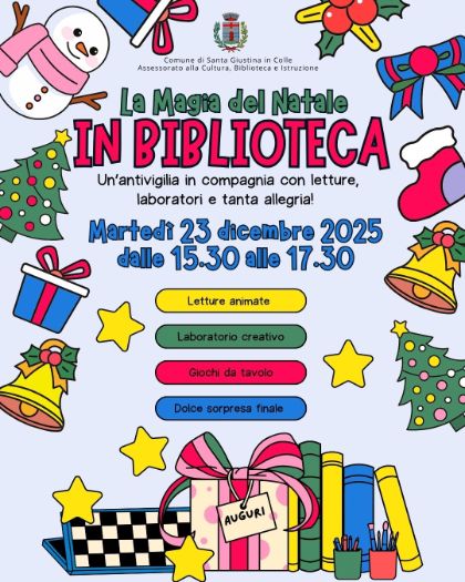 💫MAGIA DEL NATALE 🎄IN BIBLIOTECA📚