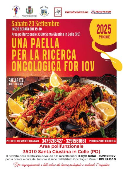 Una paella per la ricerca oncologica Una paella per la ricerca oncologica