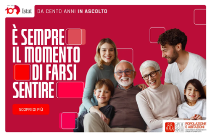 Censimento permanente della popolazione e delle abitazioni – Invio delle comunicazioni alle famiglie selezionate