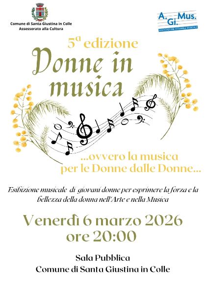  “DONNE IN MUSICA ……ovvero la musica per le Donne dalle Donne...” 
