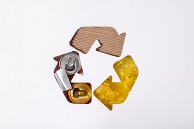 top-view-minimal-recycling-concept