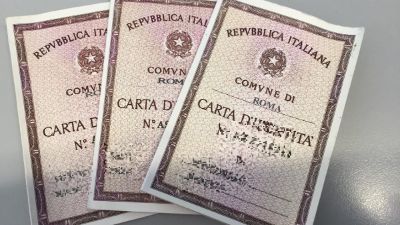 carta identità vecchia