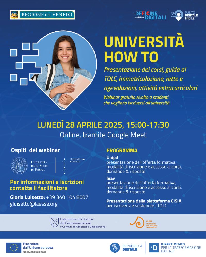 Post- webinar - università 
