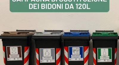 Campagna sostituzione bidoni_Santa Giustina in Colle