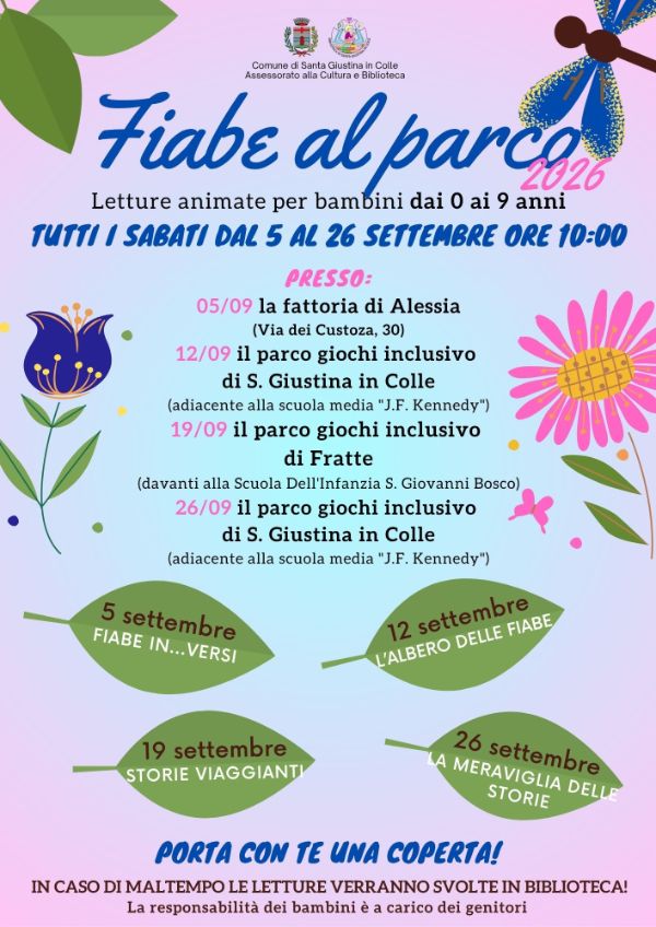 Fiabe al Parco 2026 SETTEMBRE
