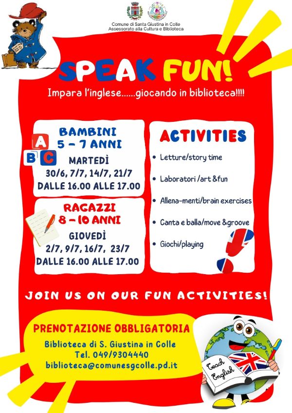 corso di inglese 2025